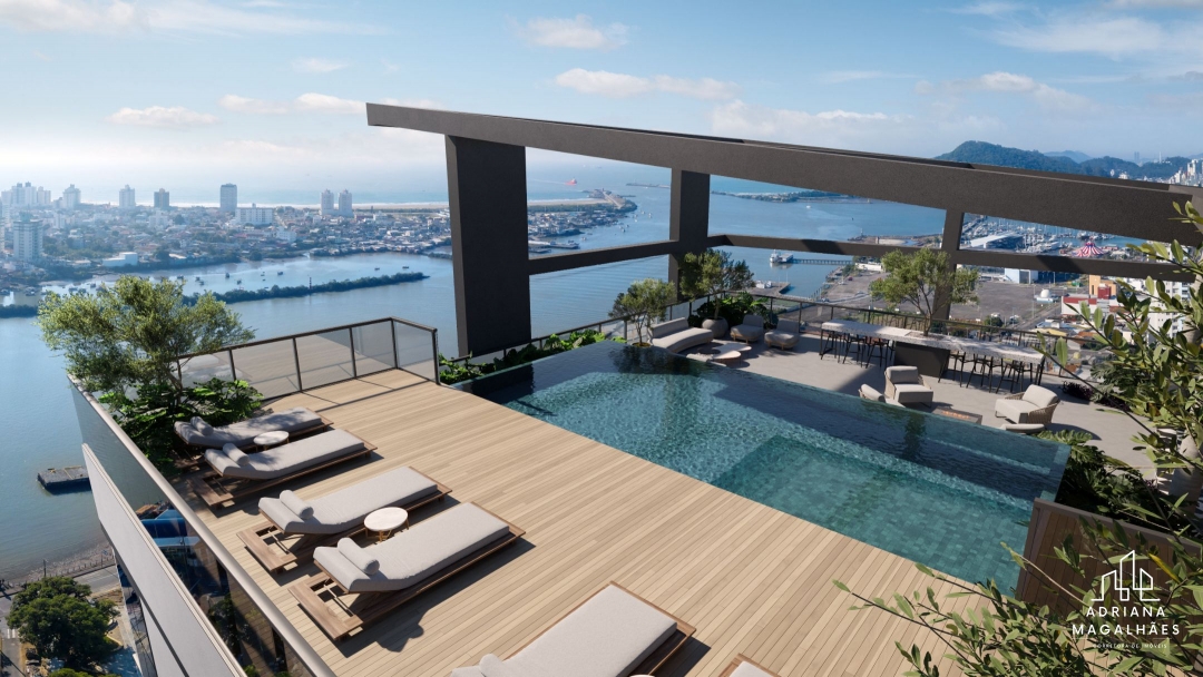 Studio com 46m² no Centro de Itajaí - O extraordinário é o seu novo endereço: - Lançamentos | Adriana Magalhães Corretora CRECI 35.366