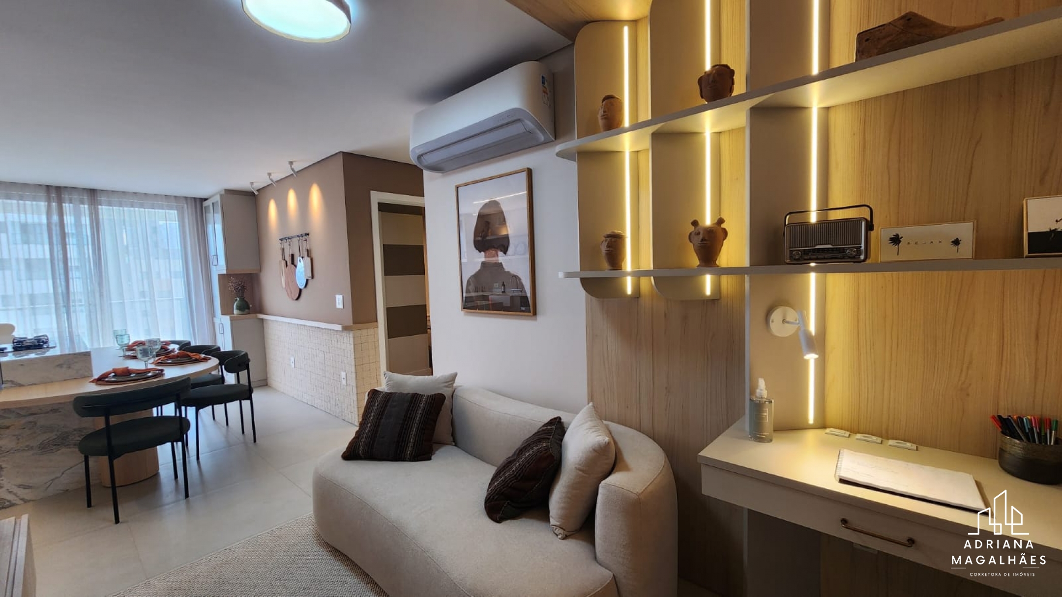VENDA: Apartamento com Suíte + 1 dormitório na Vila Operária em Itajaí - Lindo apartamento mobiliado e equipado pronto para morar - Apartamentos | Adriana Magalhães Corretora CRECI 35.366